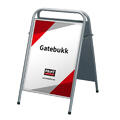 Easy Sign gatebukk 50x70cm r&#248;d